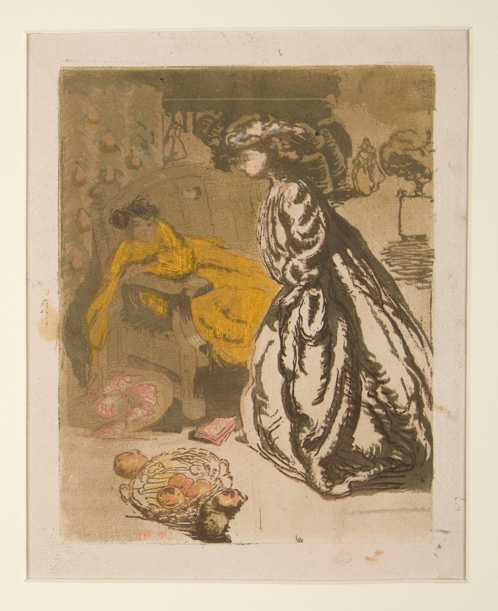 dos mujeres en un parque de Maurice Delcourt