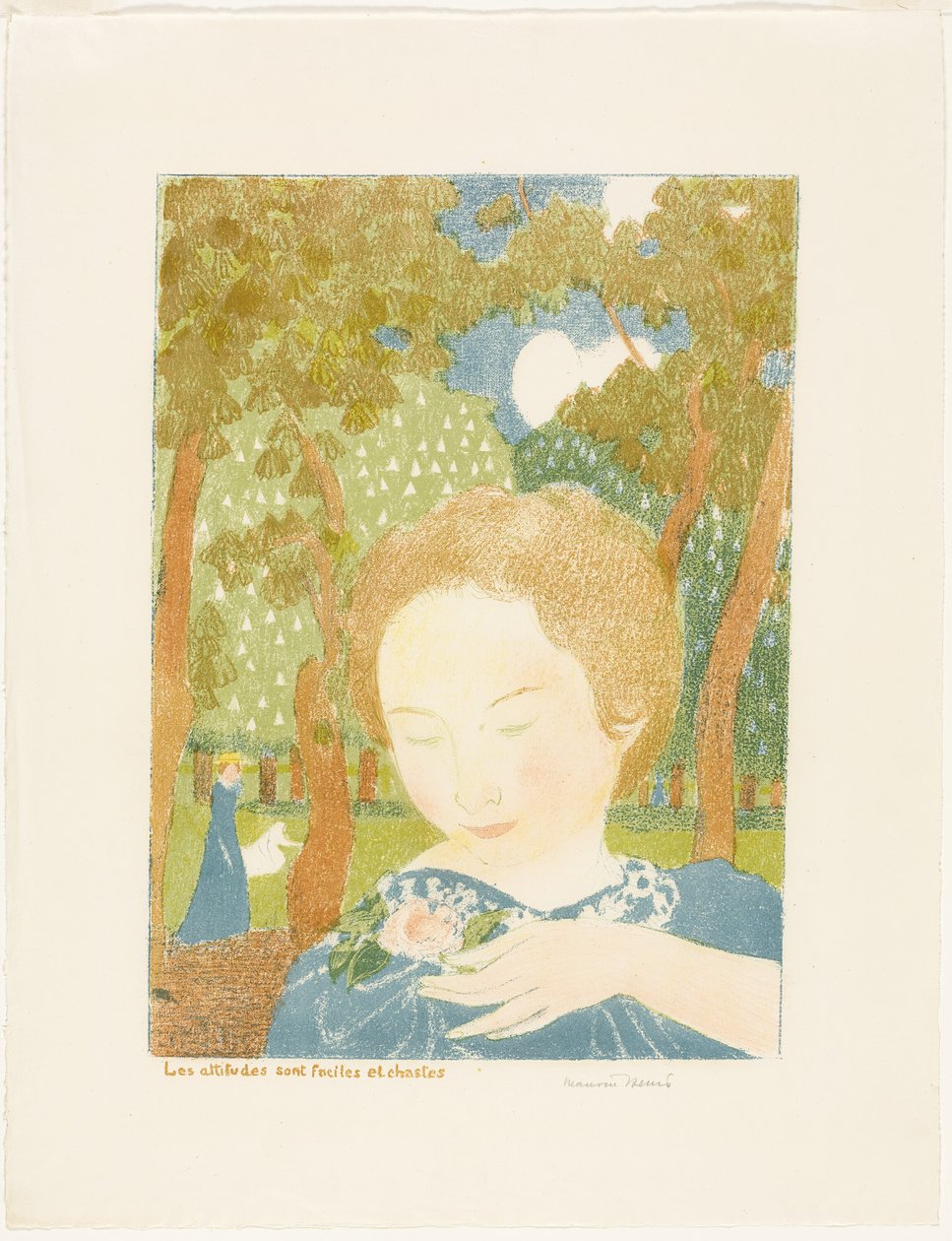 Las actitudes son fáciles y castas, lámina dos de Amor de Maurice Denis