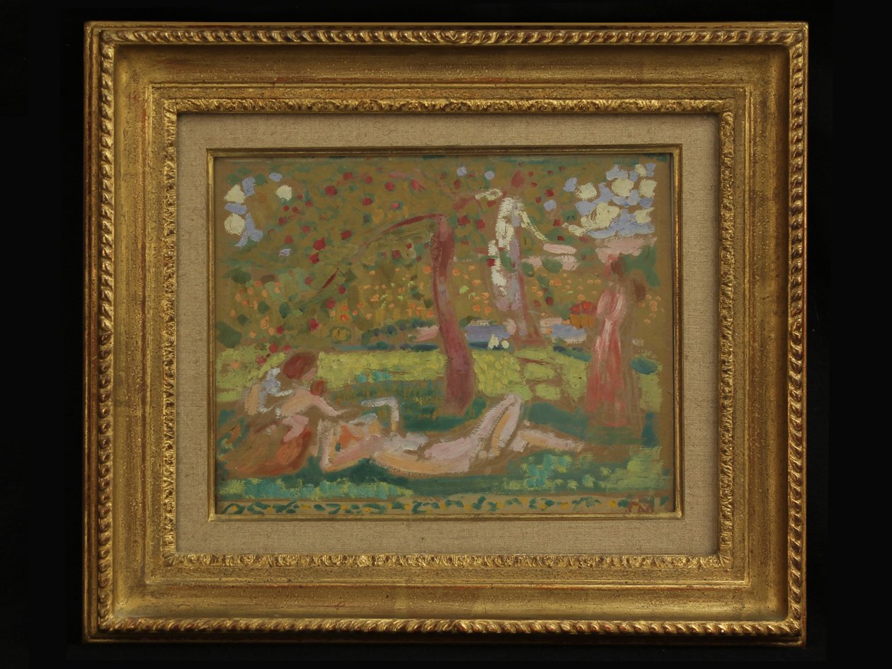 Bucólicas de otoño o bajo el manzano de Maurice Denis