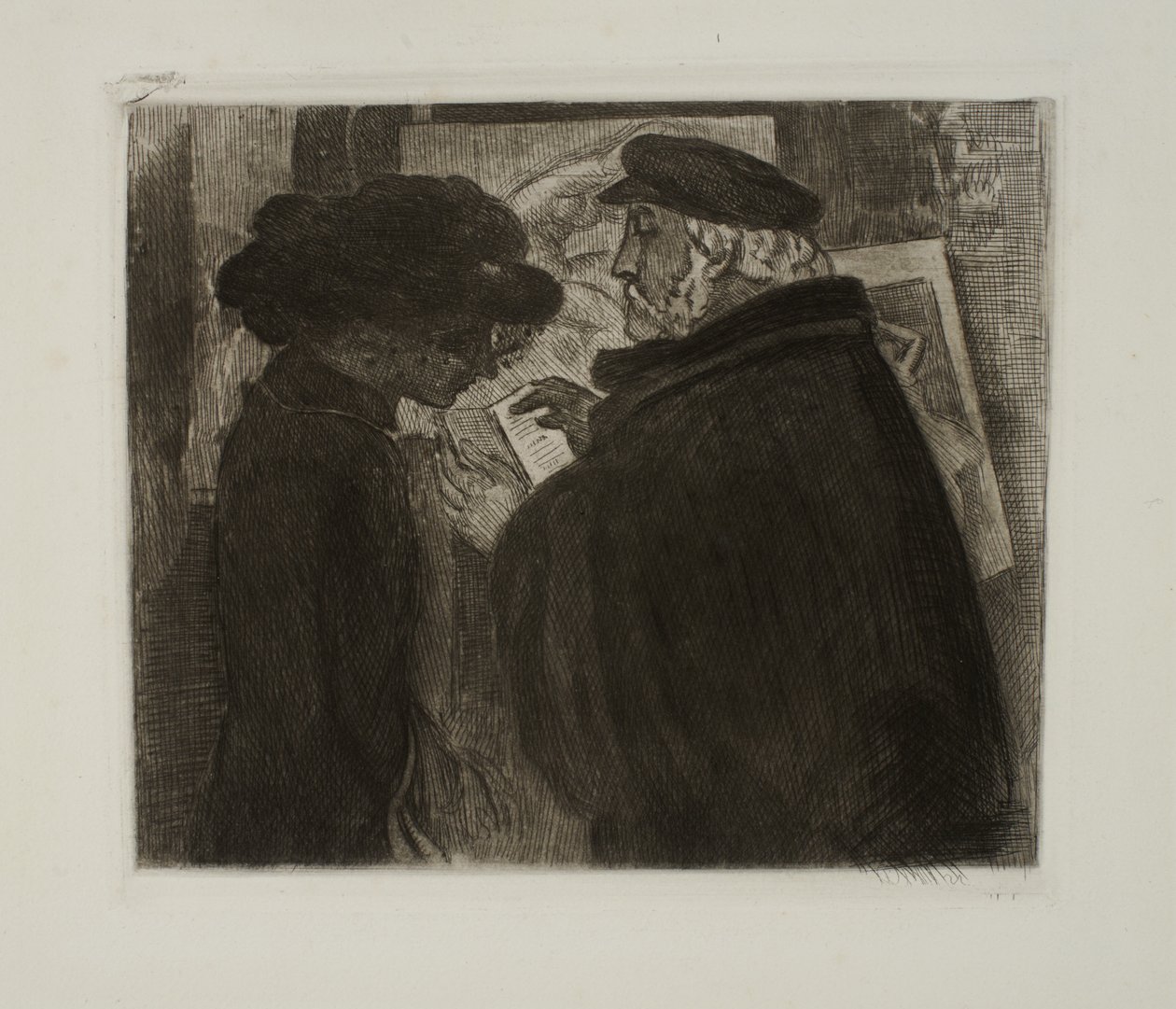 Degas y su modelo de Maurice Denis