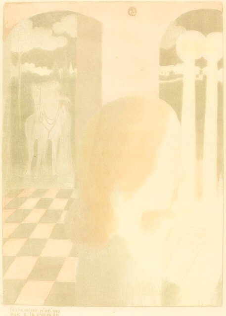 El caballero no murió en la cruzada de Maurice Denis