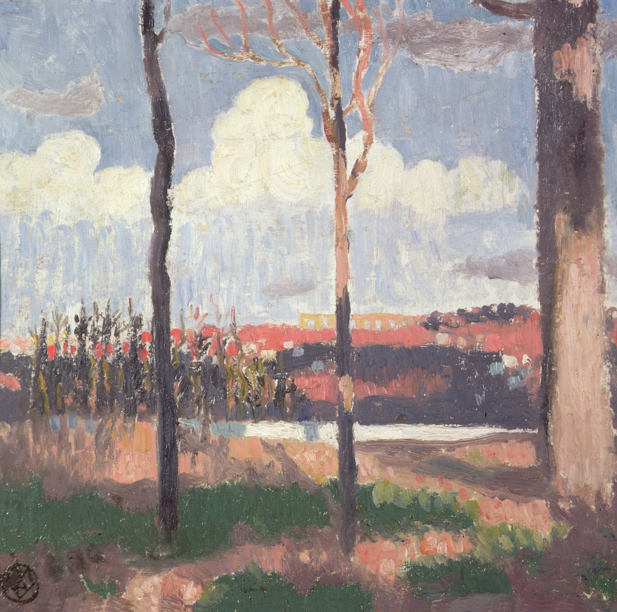 Acueducto de Marly visto desde Pecq de Maurice Denis