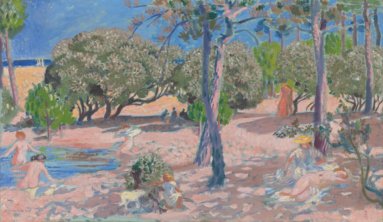 Día de verano en la isla de Noirmoutier de Maurice Denis