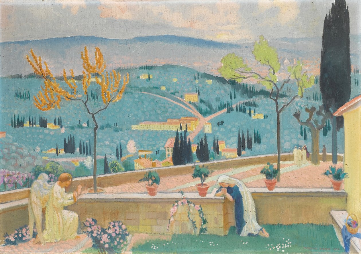 La Anunciación en Fiesole de Maurice Denis