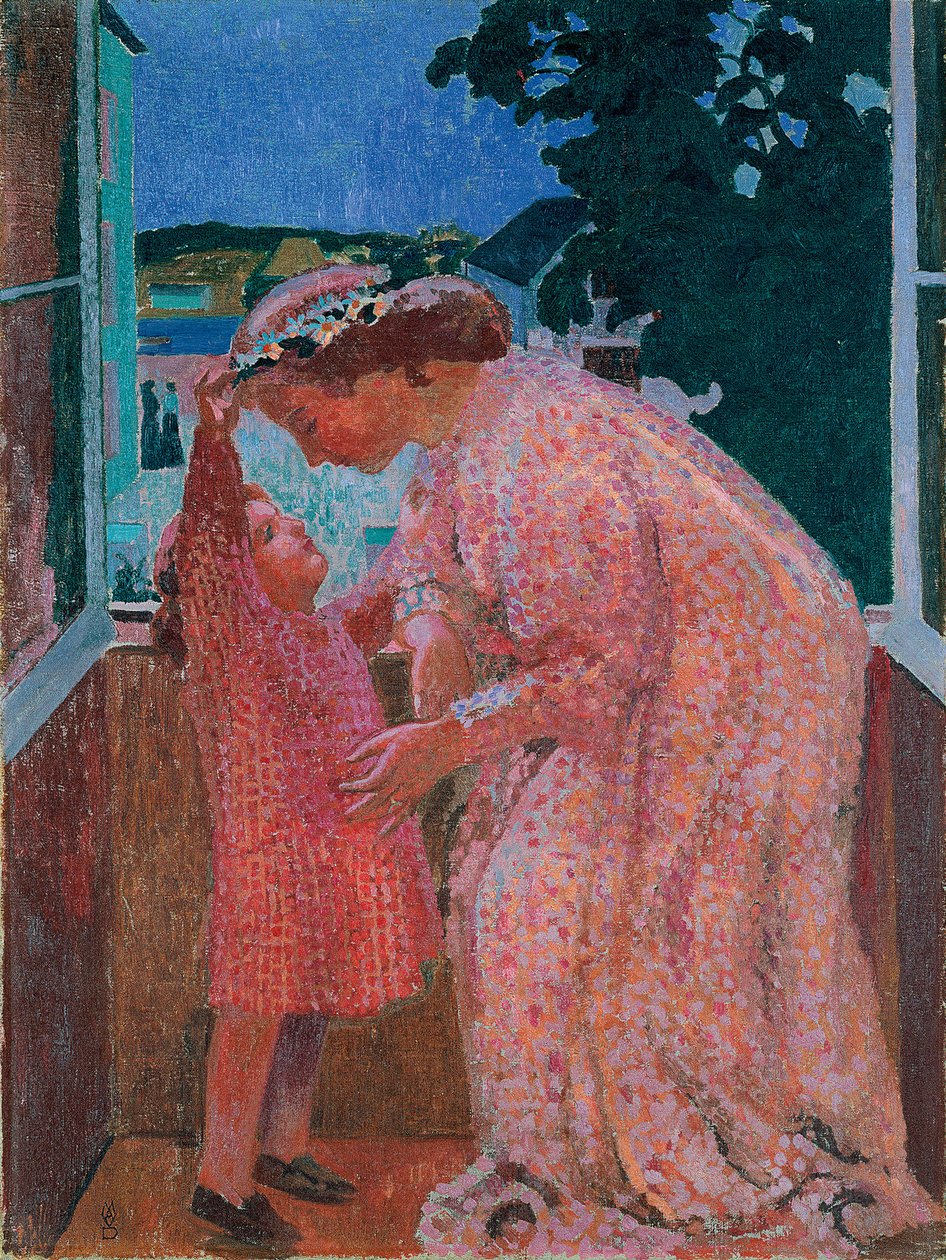 La corona de margaritas, c. 1906 de Maurice Denis