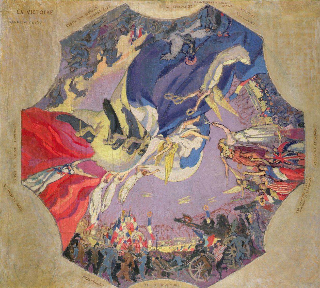 La victoria de 1918 (óleo sobre lienzo) de Maurice Denis