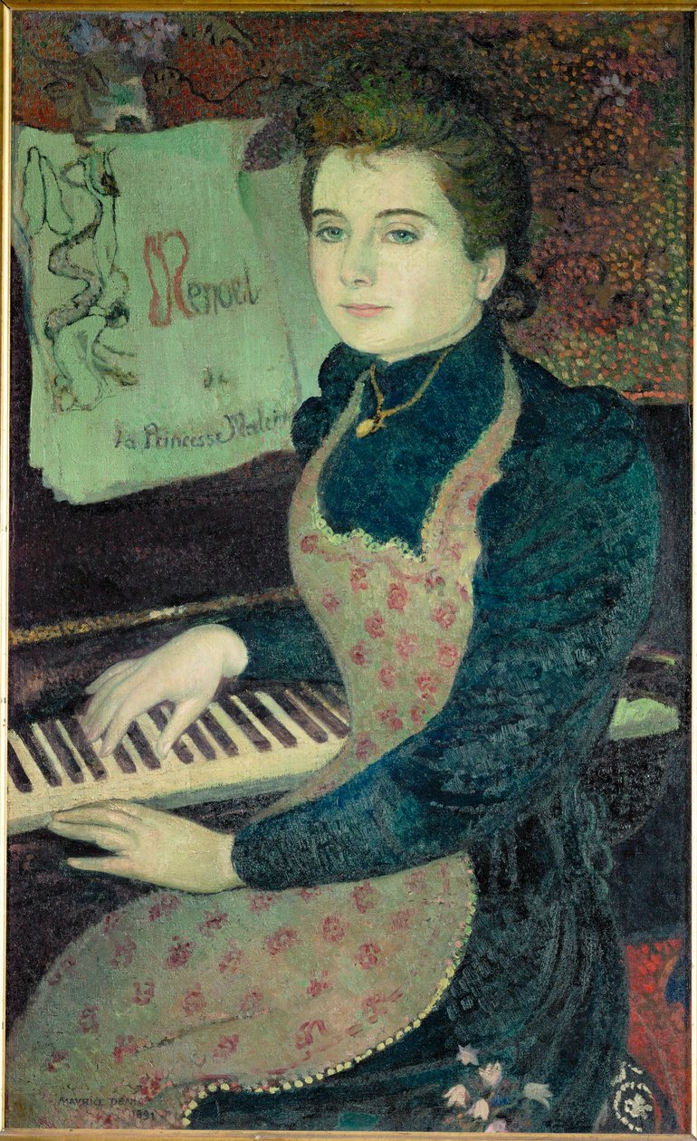 El minué de la princesa Maleine (óleo) de Maurice Denis