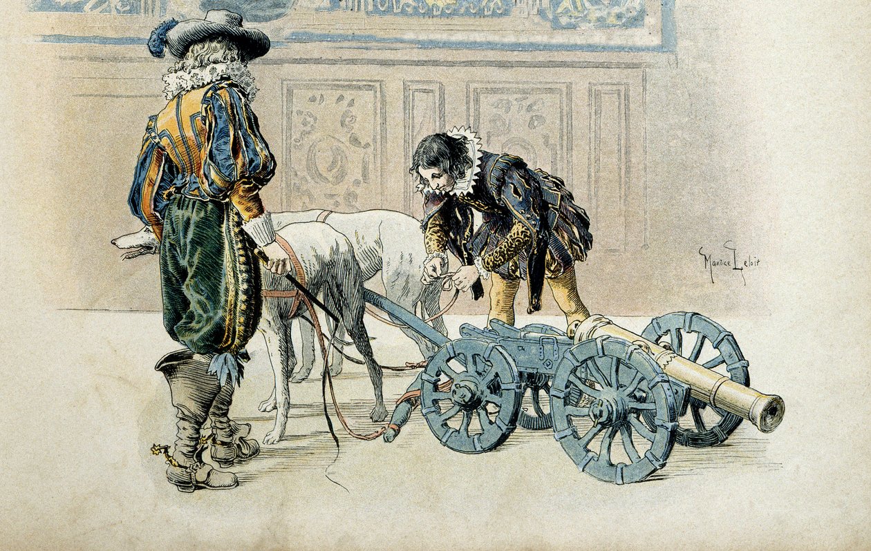 Historia de Francia: Aunque se declaró mayor de edad, Luis XIII continúa sus juegos infantiles con su favorito Charles d