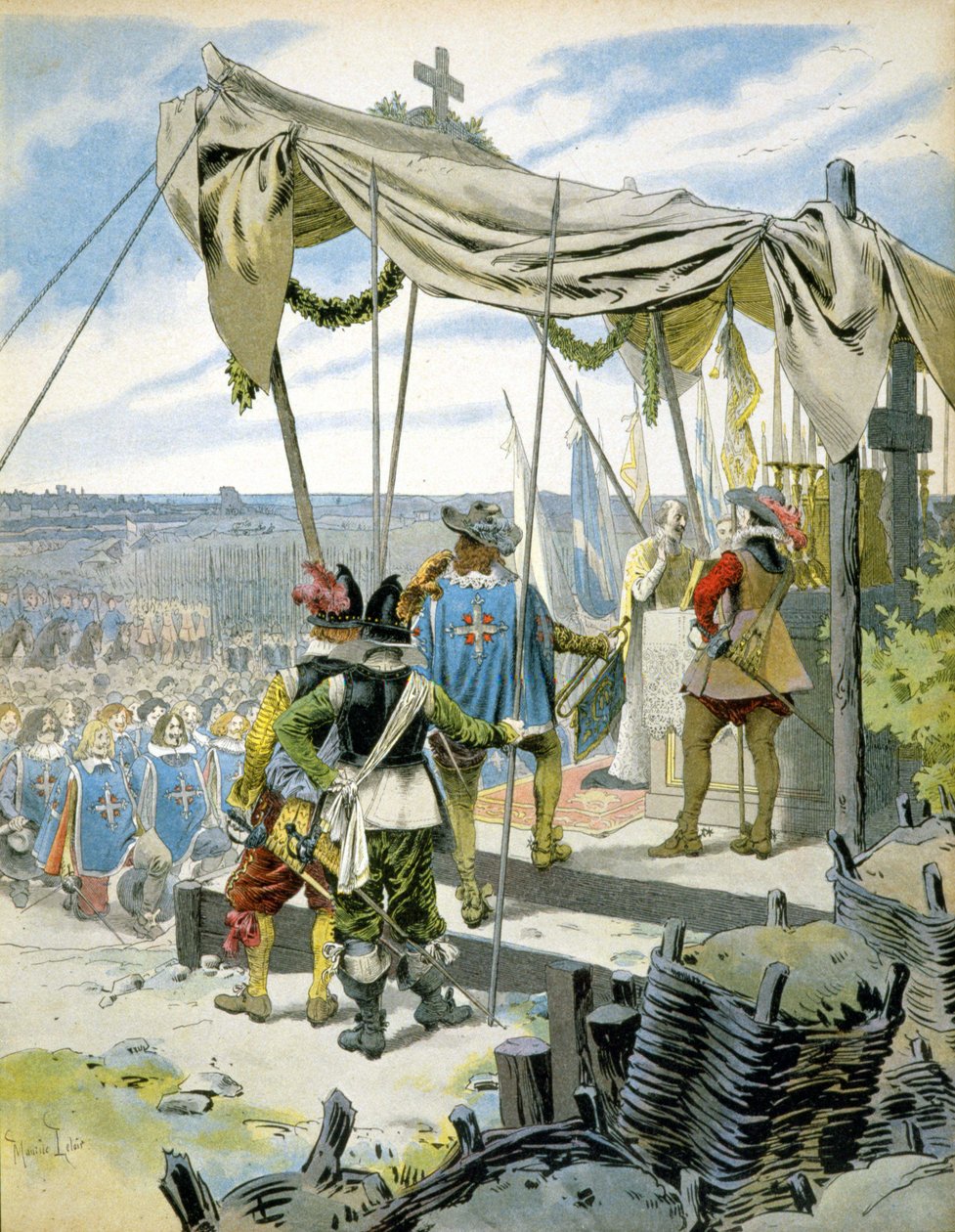 Los mosqueteros - en "Richelieu" por Maurice Leloir de Maurice Leloir