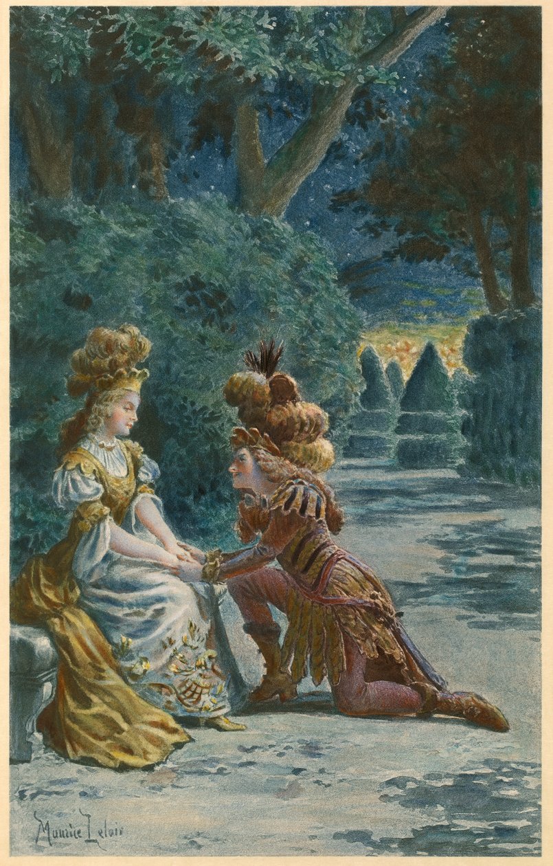 Los placeres de la isla encantada (ilustración) de Maurice Leloir