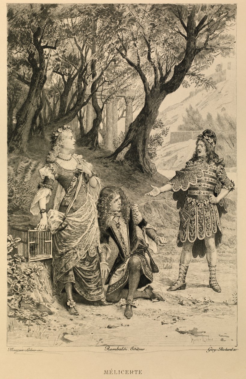 Melicerte de Moliere de Maurice Leloir