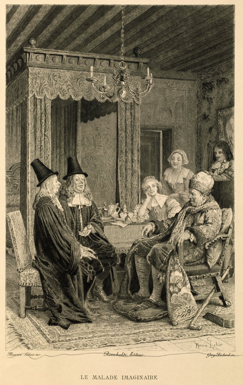 Le malade imaginaire de Moliere de Maurice Leloir