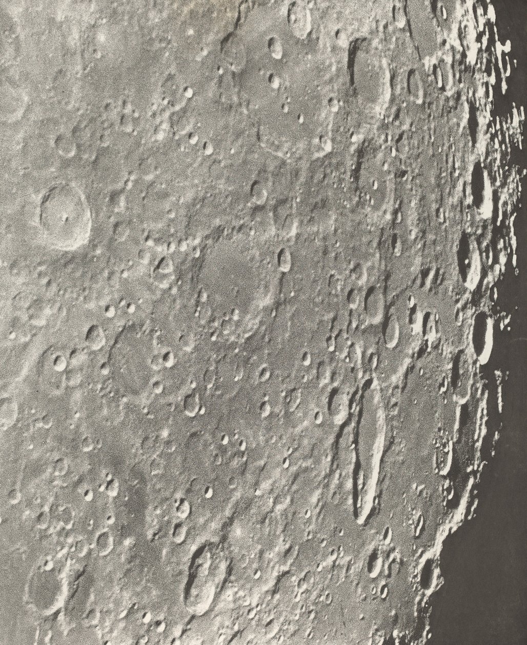 Fotografía Lunar Blancanus - Tycho - Schiller, 1899 de Maurice Loewy