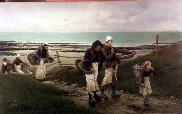 Escena bretona de Maurice Poirson