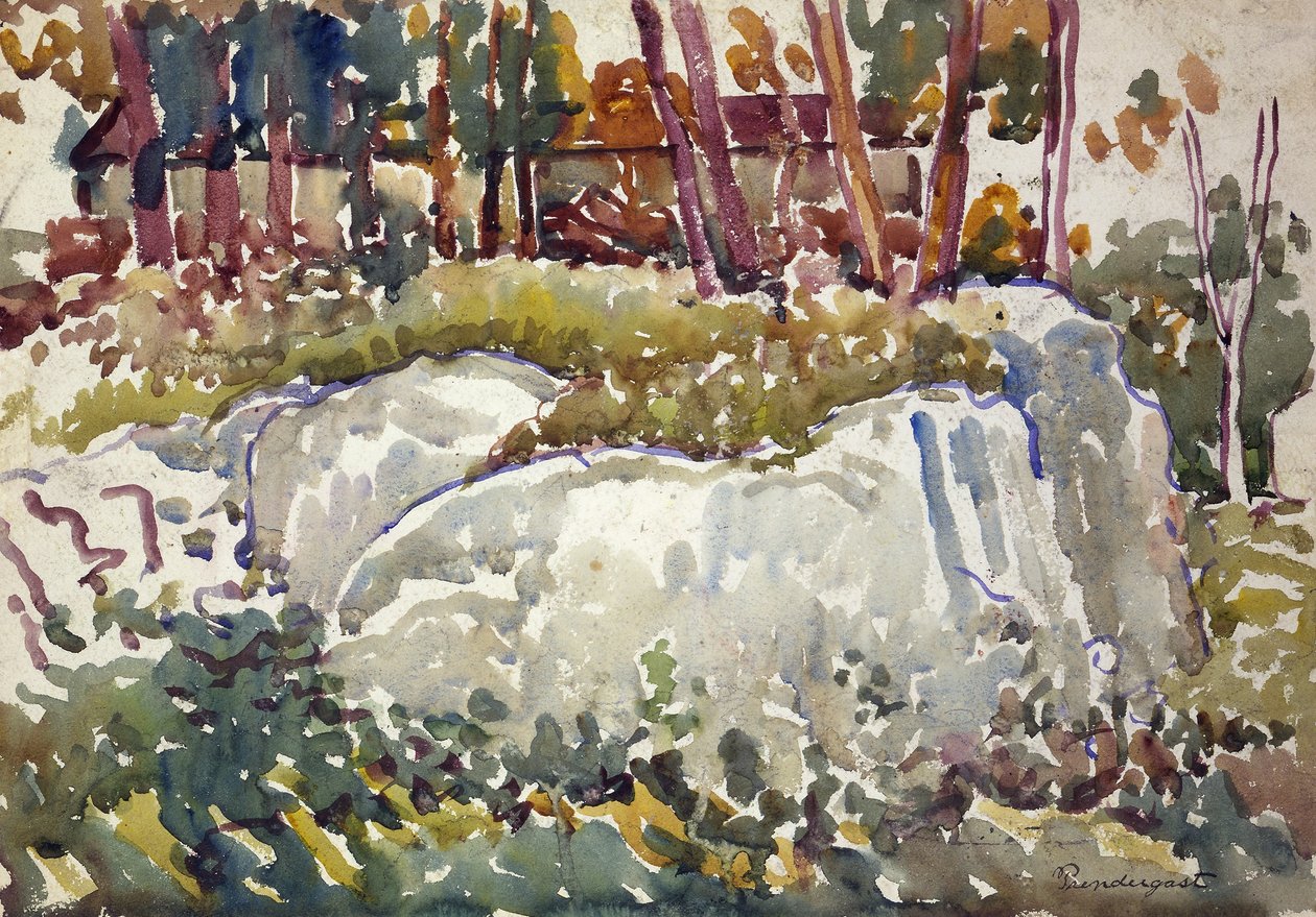 Rocas, Maine de Maurice Prendergast