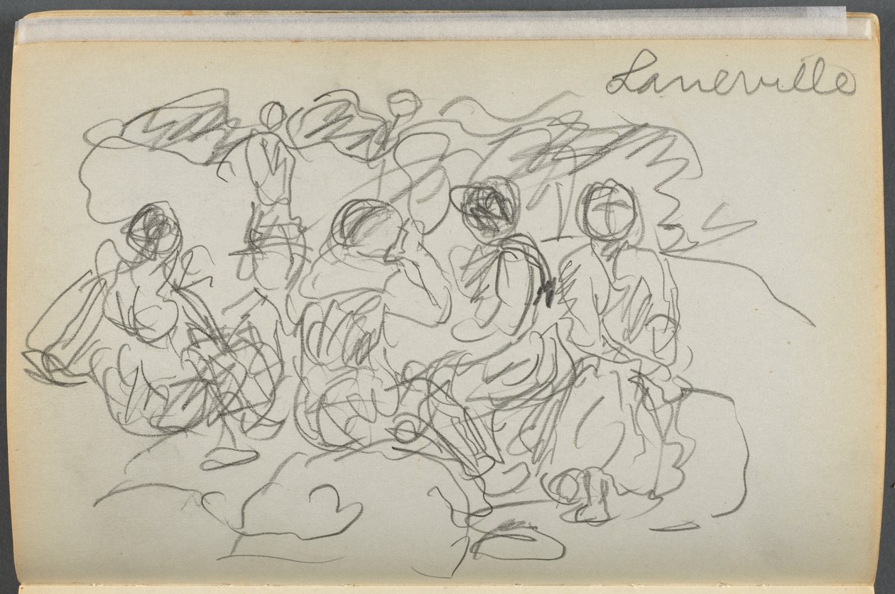 Sketchbook- The Granite Shore Hotel, Rockport, página 062: "Laneville" de Maurice Prendergast