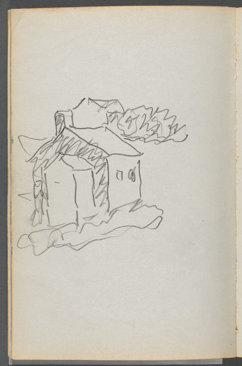 Cuaderno de bocetos, The Dells, N° 127, página 046: Casa de Maurice Prendergast