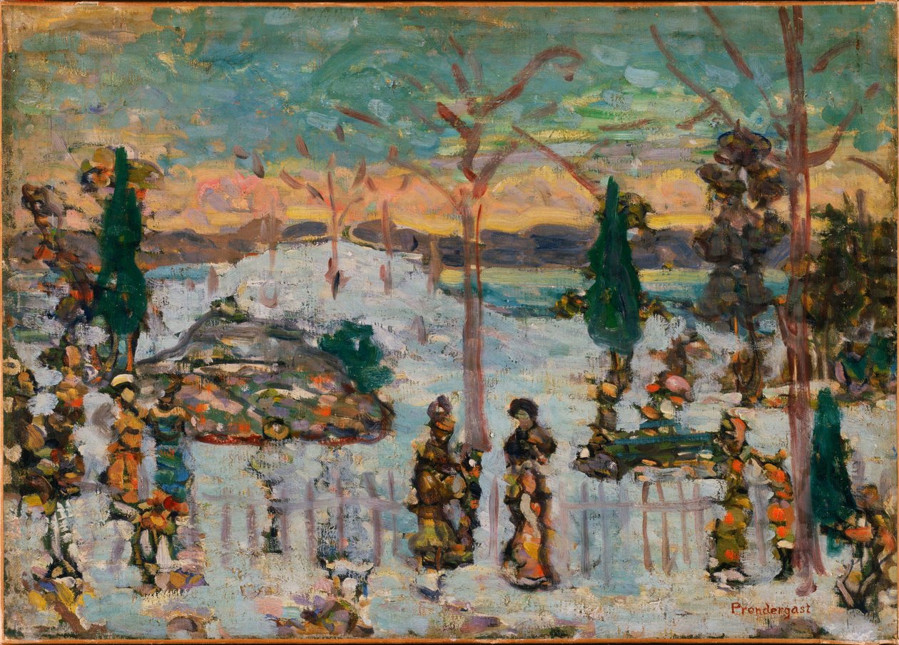 Nieve en abril de Maurice Prendergast