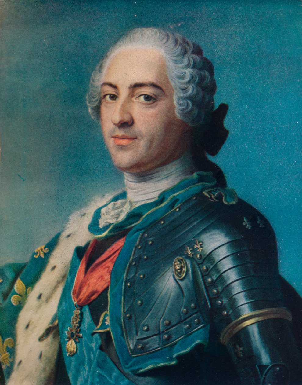 Luis XV de Maurice Quentin de La Tour