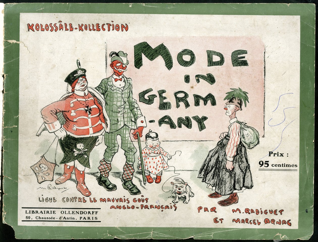 en Moda en Alemania, ca. 1915 - Guerra del 14-18, Alemania Prusia, Moda, Fealdad de Maurice Radiguet