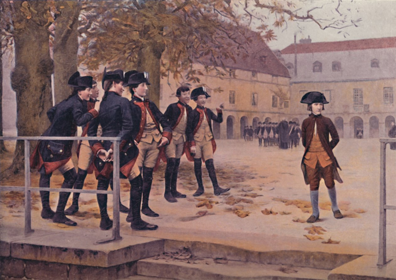 Bonaparte, El Nuevo, En La Escuela de Brienne, 1779-1784, 1896 de Maurice Realier Dumas