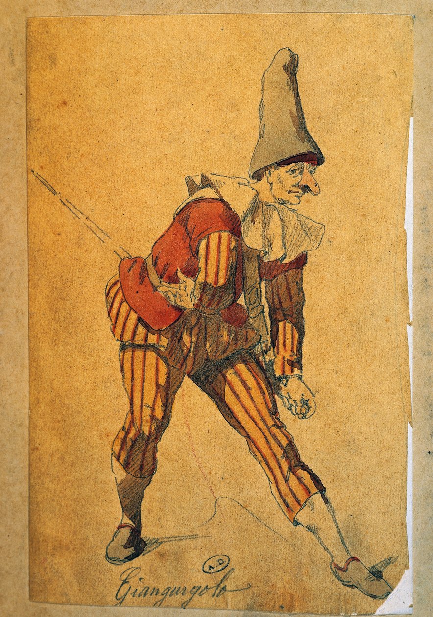 Giangurgolo, personaje de la Commedia dell