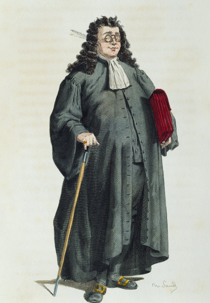 Notario o abogado en 1725 de Maurice Sand
