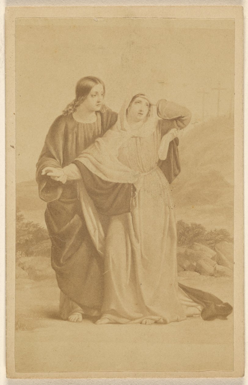 San Juan conduciendo a la Santísima Virgen a su casa. [copia de un cuadro] de Maurice Stadtfeld