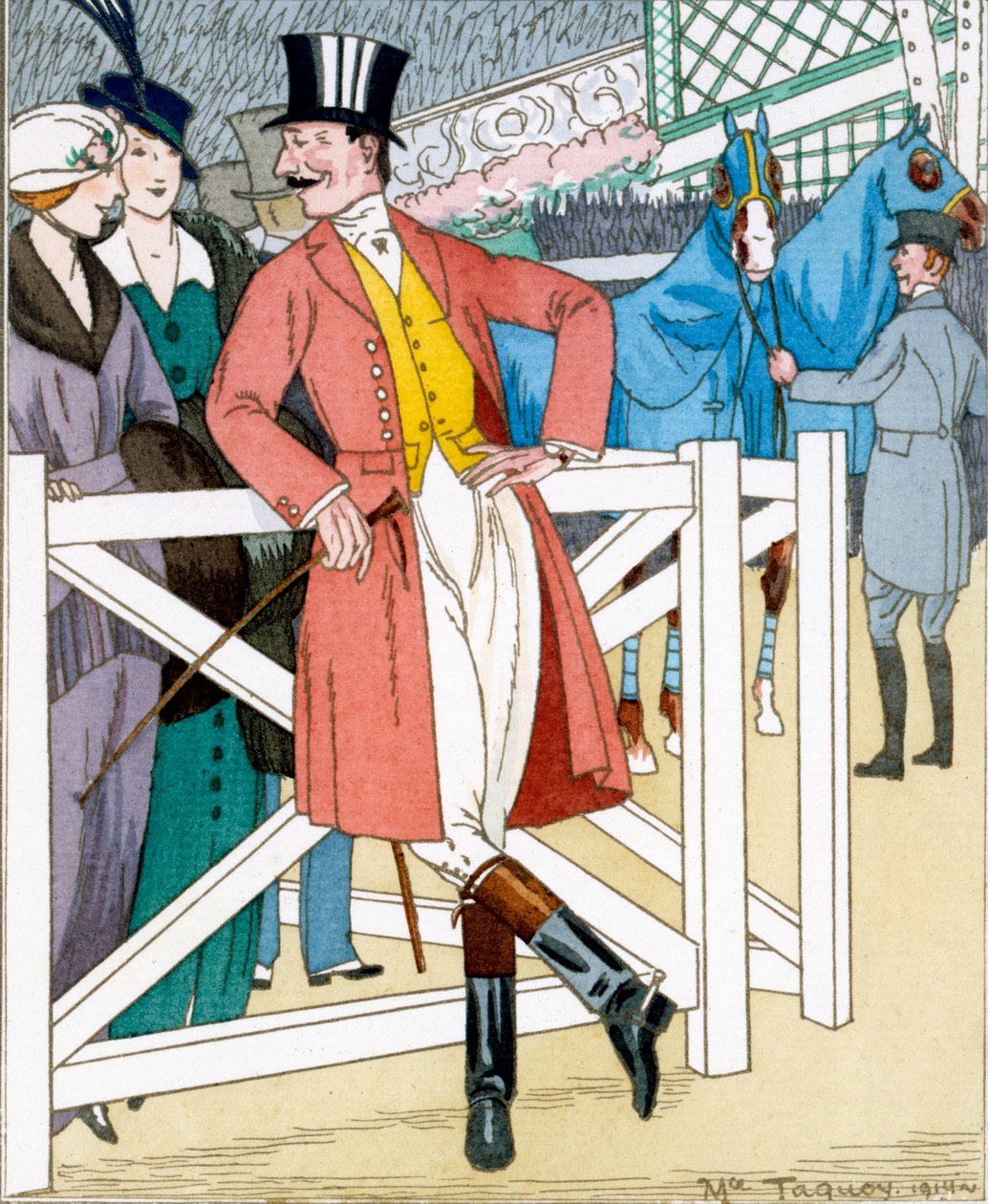 " Gazette du Bon Ton: No. 4, Les Propos Desobligeants, celebrado con motivo del Salón del Caballo de Maurice Taquoy