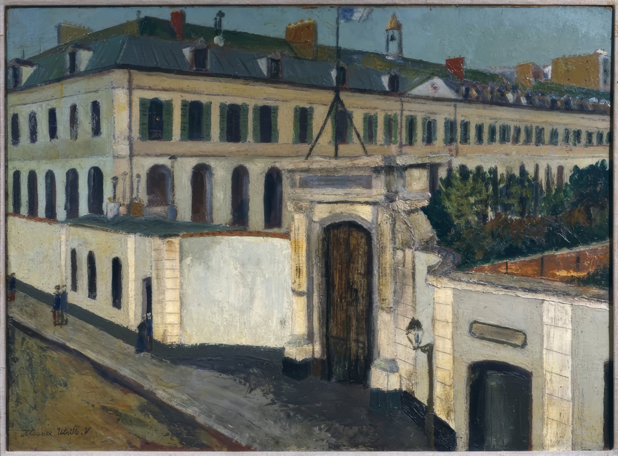 El hospital militar Saint-Martin de Maurice Utrillo