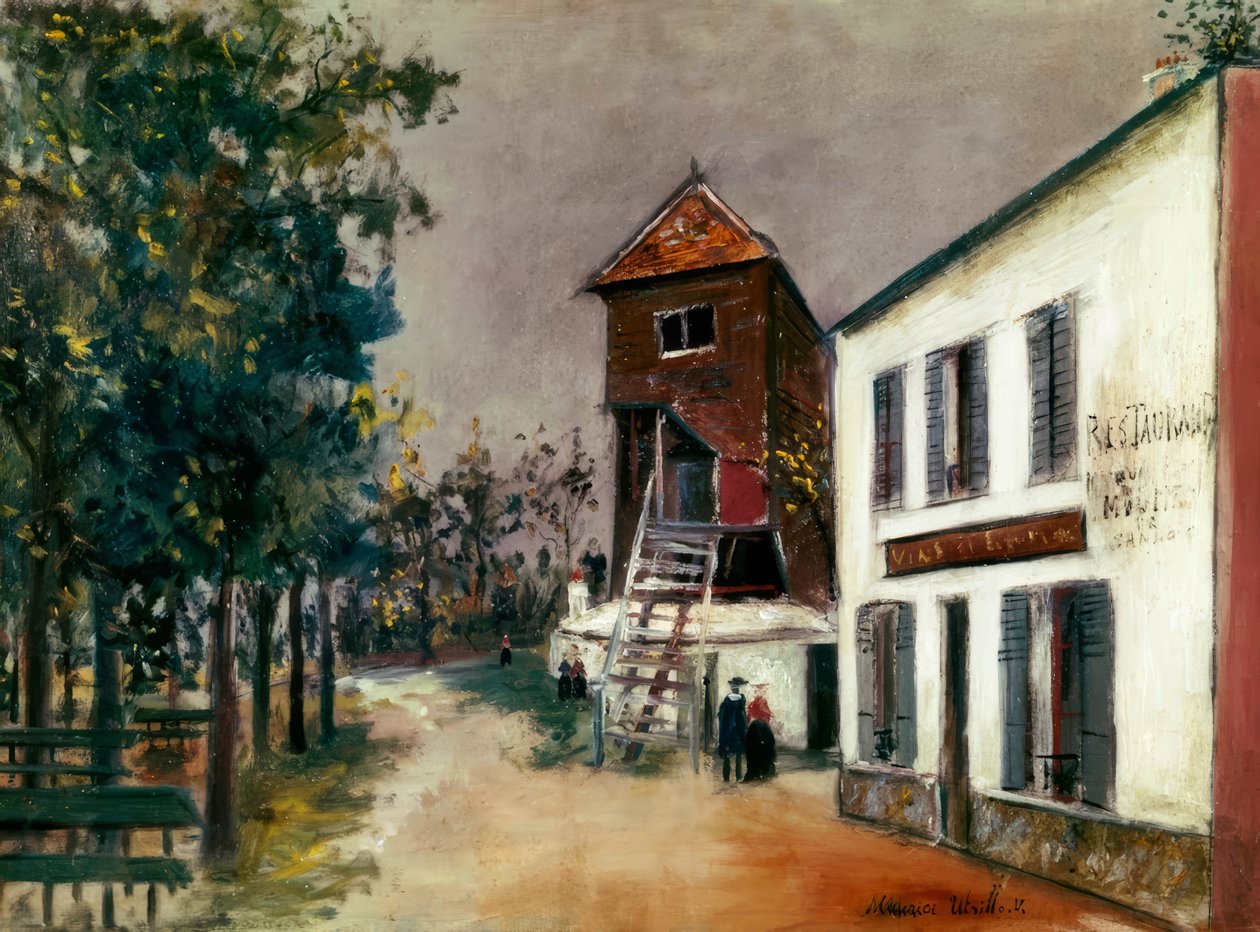 El molino de Sannois de Maurice Utrillo