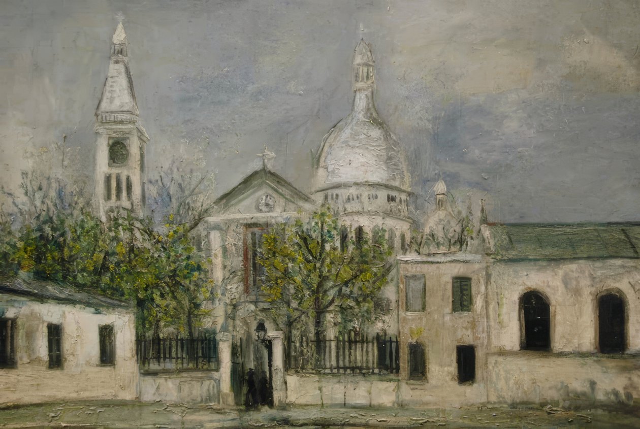 Iglesia de St. Pierre de Montmatre de Maurice Utrillo
