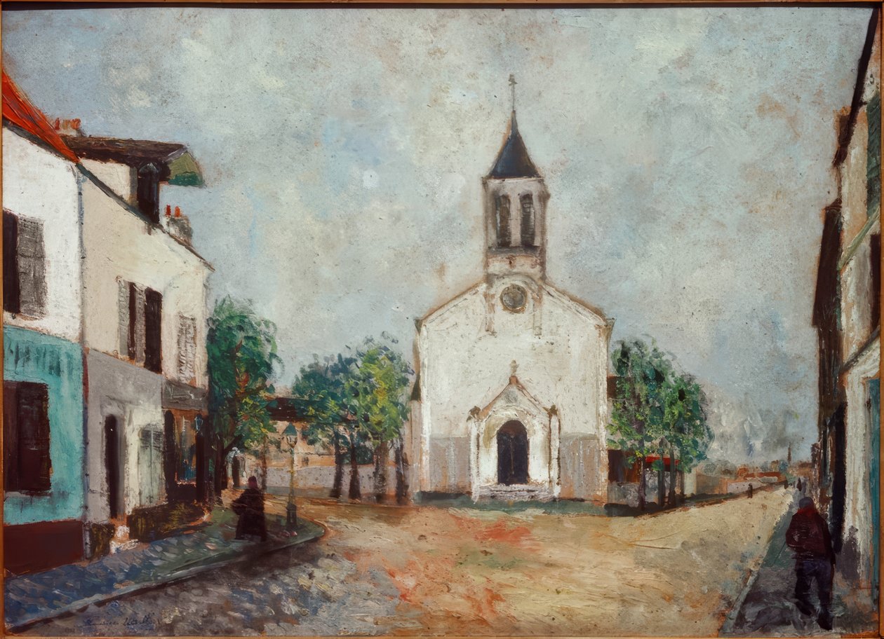 Iglesia en Villanteuse de Maurice Utrillo