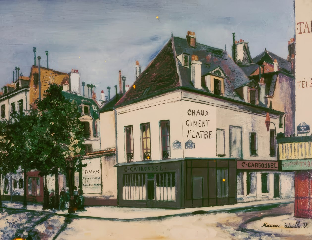 La Maison Carbonnel, Quai de la Tournelle de Maurice Utrillo