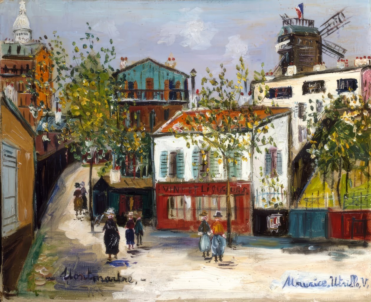 El Maquis en Montmartre de Maurice Utrillo