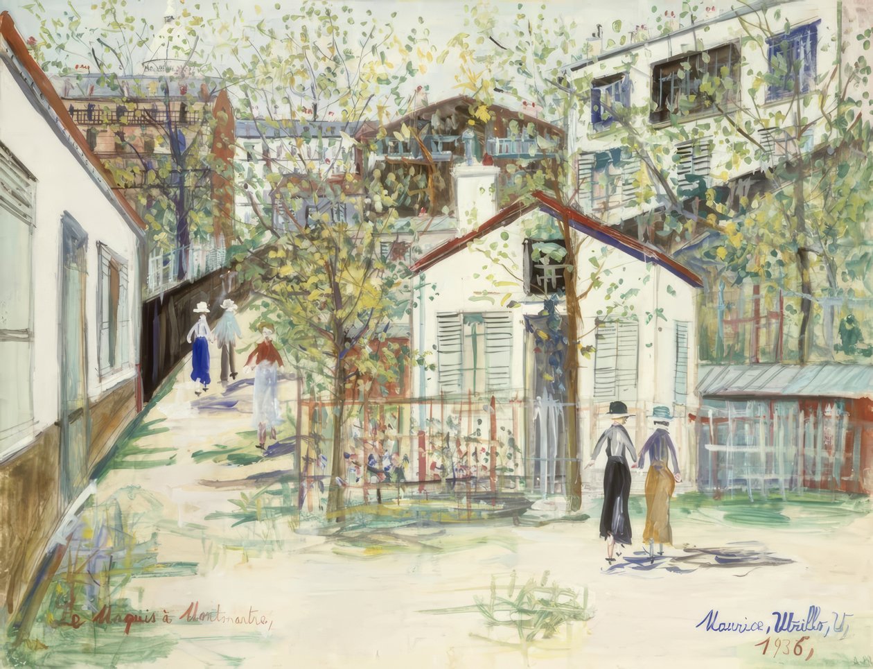 El Maquis en Montmartre de Maurice Utrillo