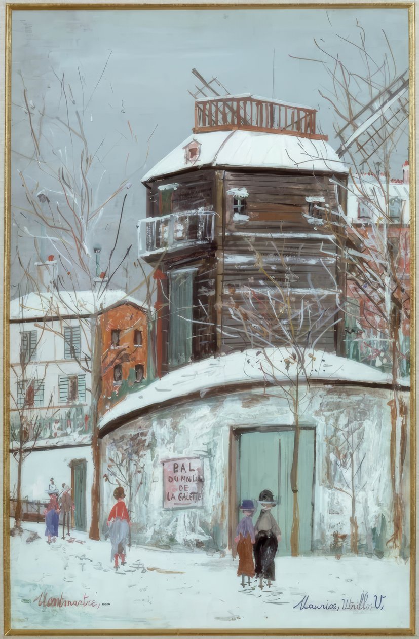 El Molino de la Galette de Maurice Utrillo