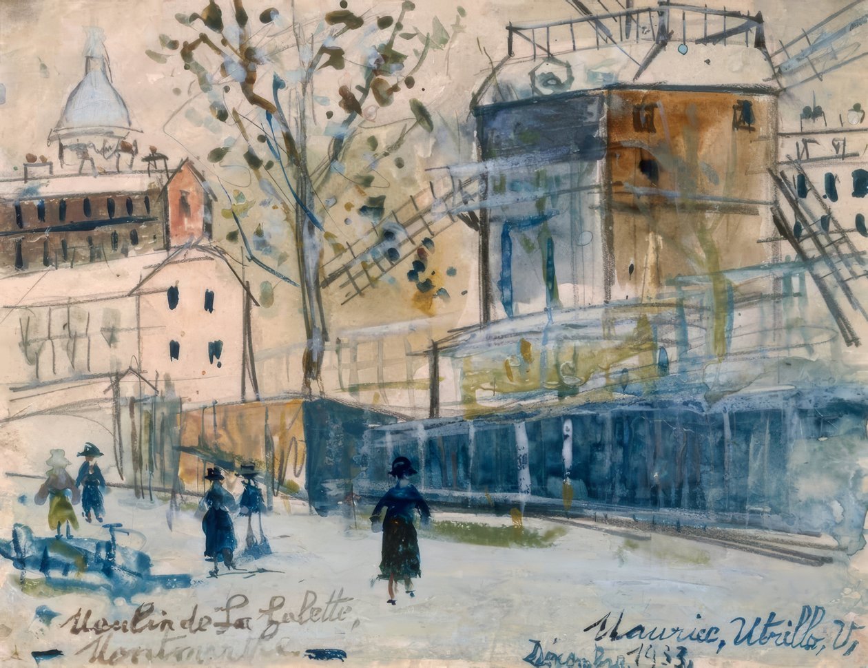 Molino de la Galette de Maurice Utrillo