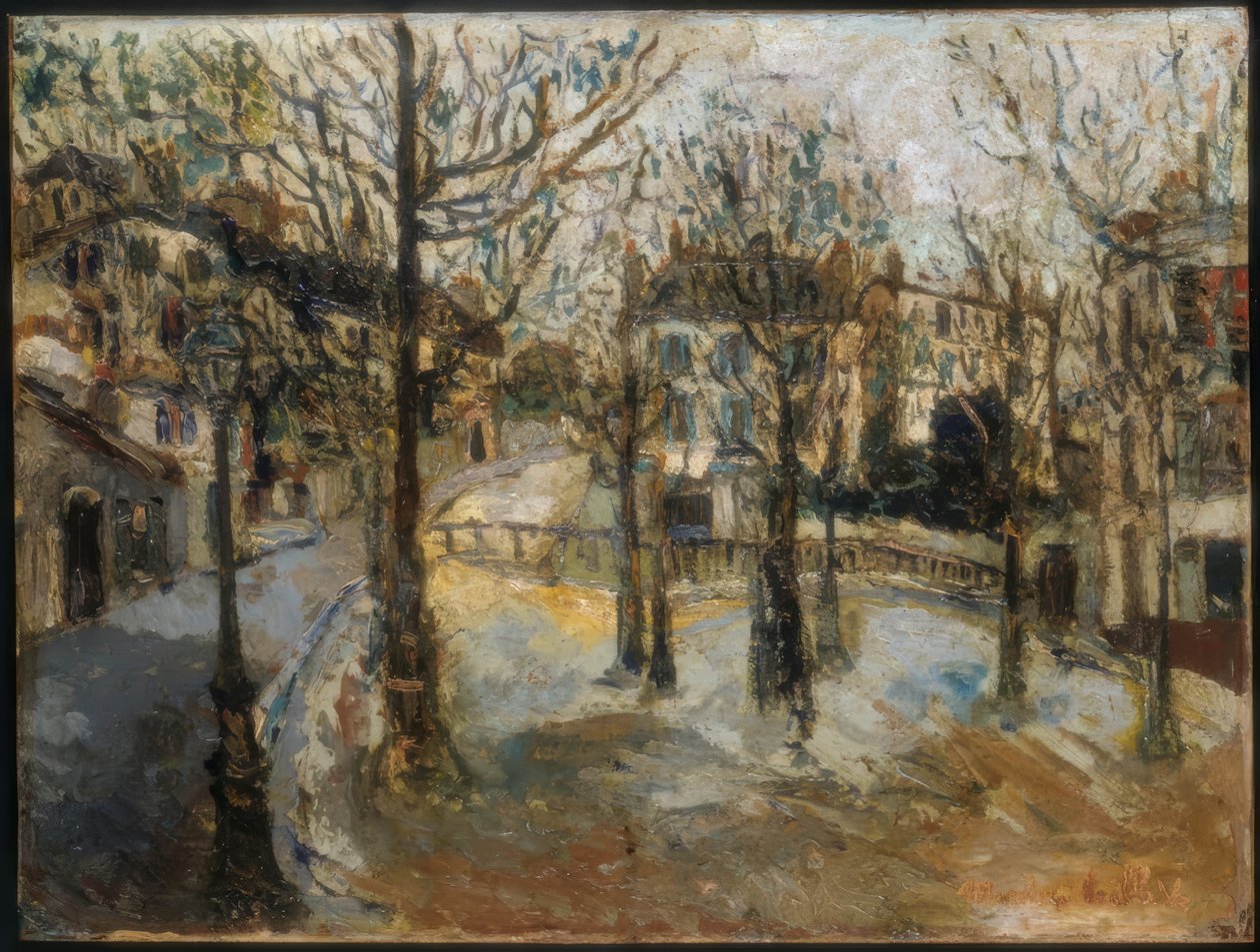 Plaza Ravignan de Maurice Utrillo
