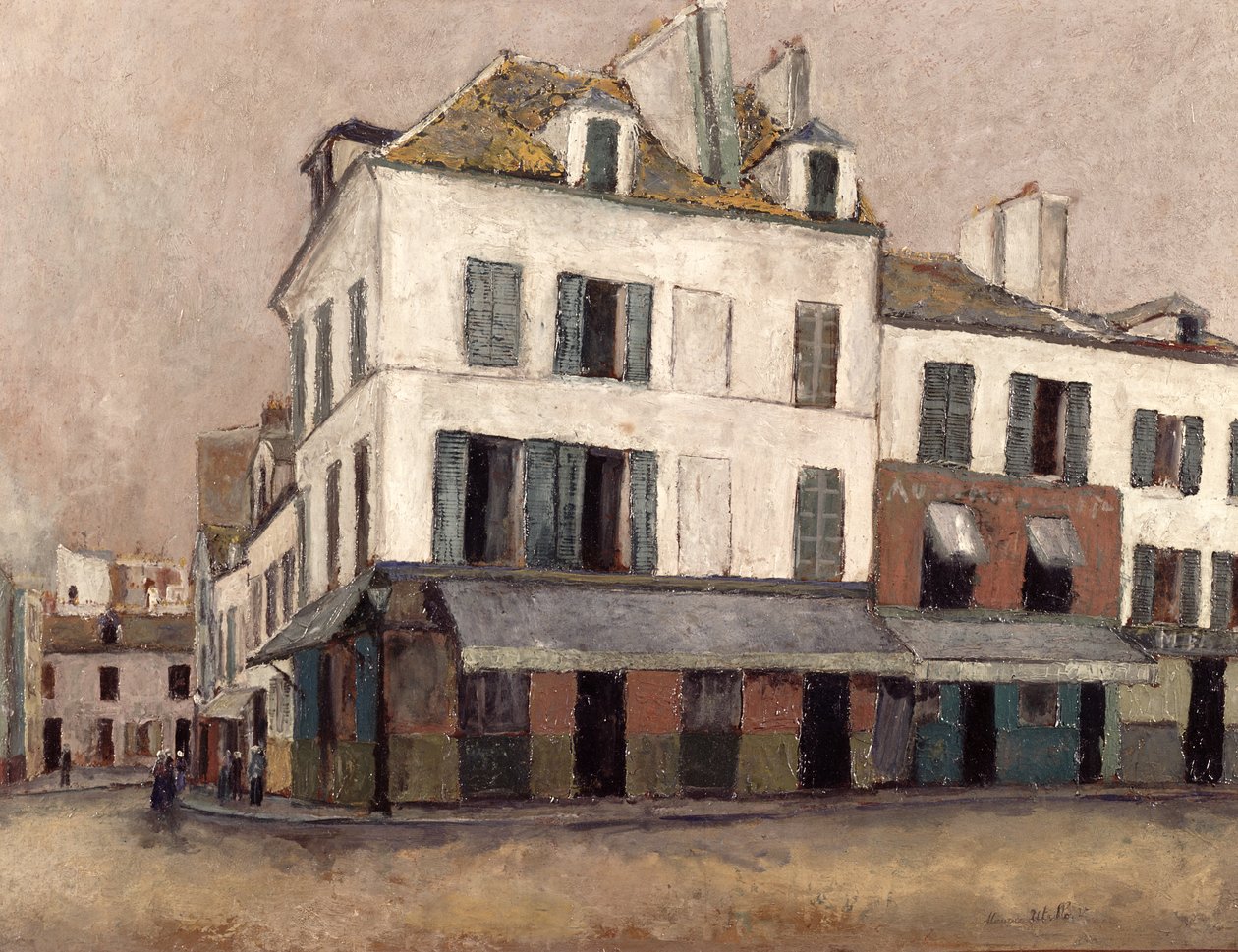 Plaza del Tertre en Montmartre de Maurice Utrillo