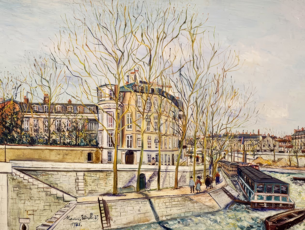 Muelle de Anjou de Maurice Utrillo