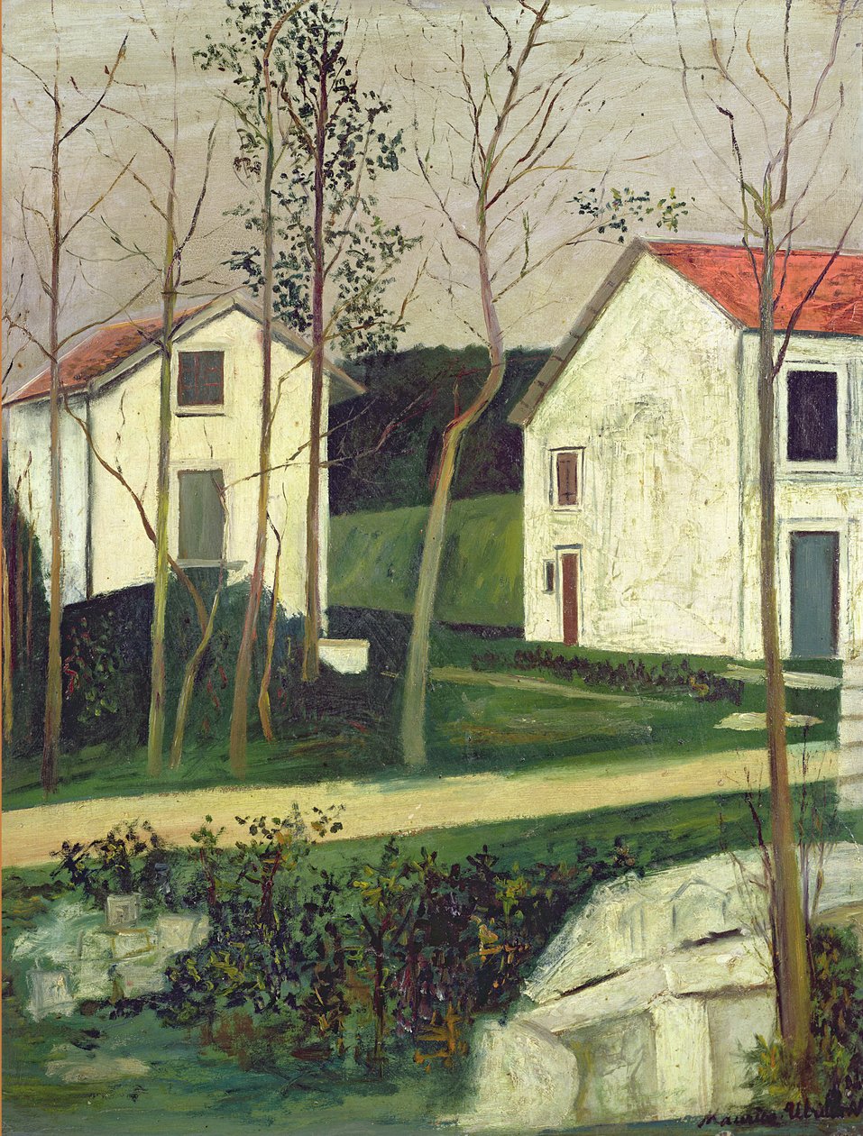 Ravin de Presles (óleo sobre lienzo) de Maurice Utrillo