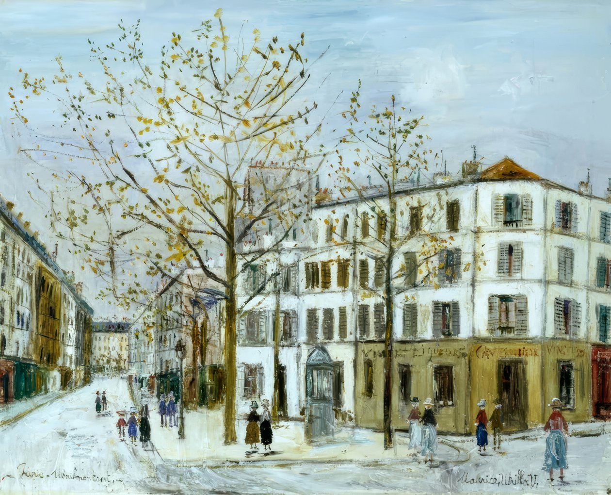 Calle Ménilmontant de Maurice Utrillo