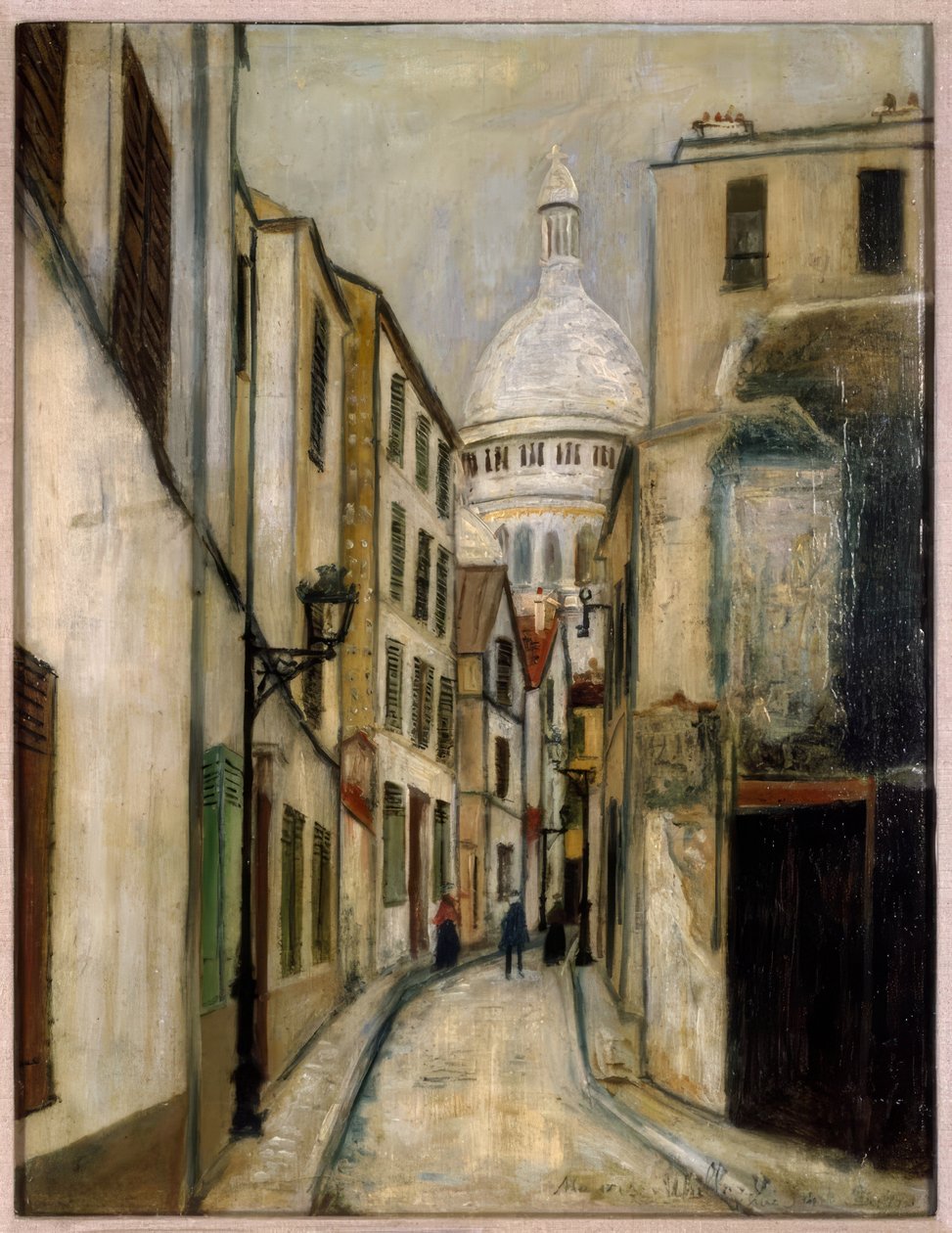 Calle Saint-Rustique de Maurice Utrillo