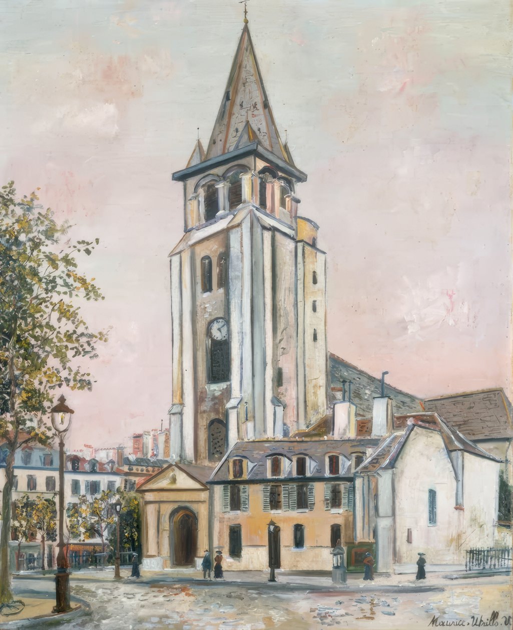 Saint-Germain-des-Prés de Maurice Utrillo