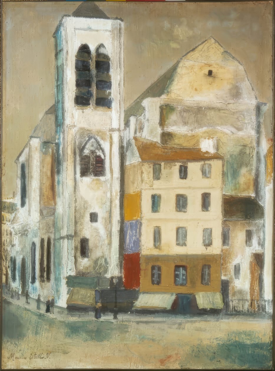 San Nicolás del Chardonnet de Maurice Utrillo