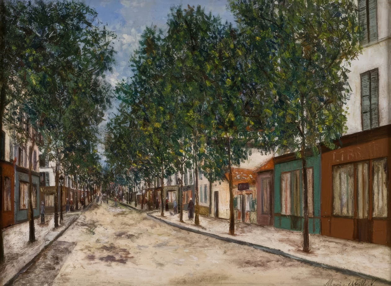 Carretera a Puteaux de Maurice Utrillo
