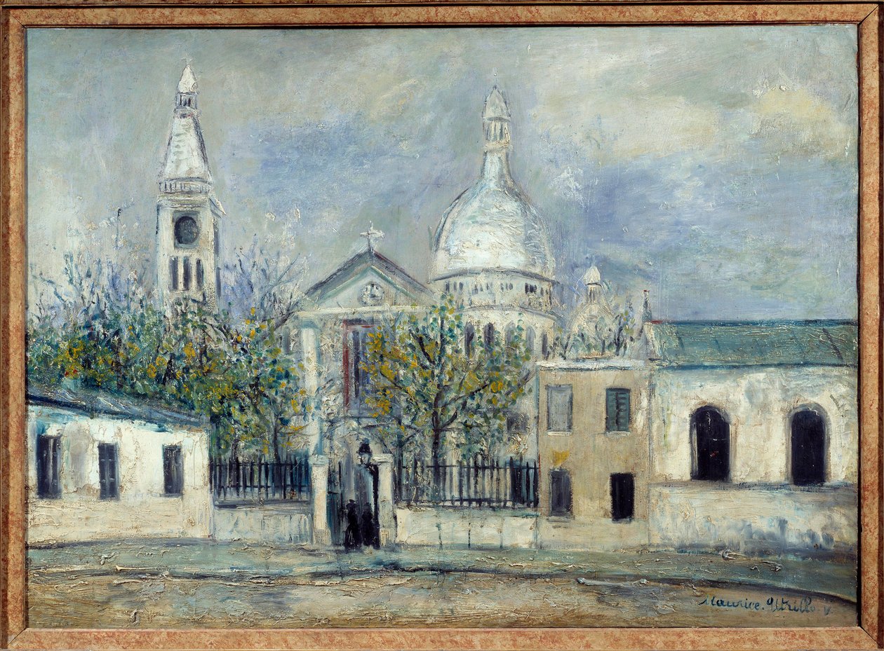 La iglesia de San Pedro en Montmartre de Maurice Utrillo