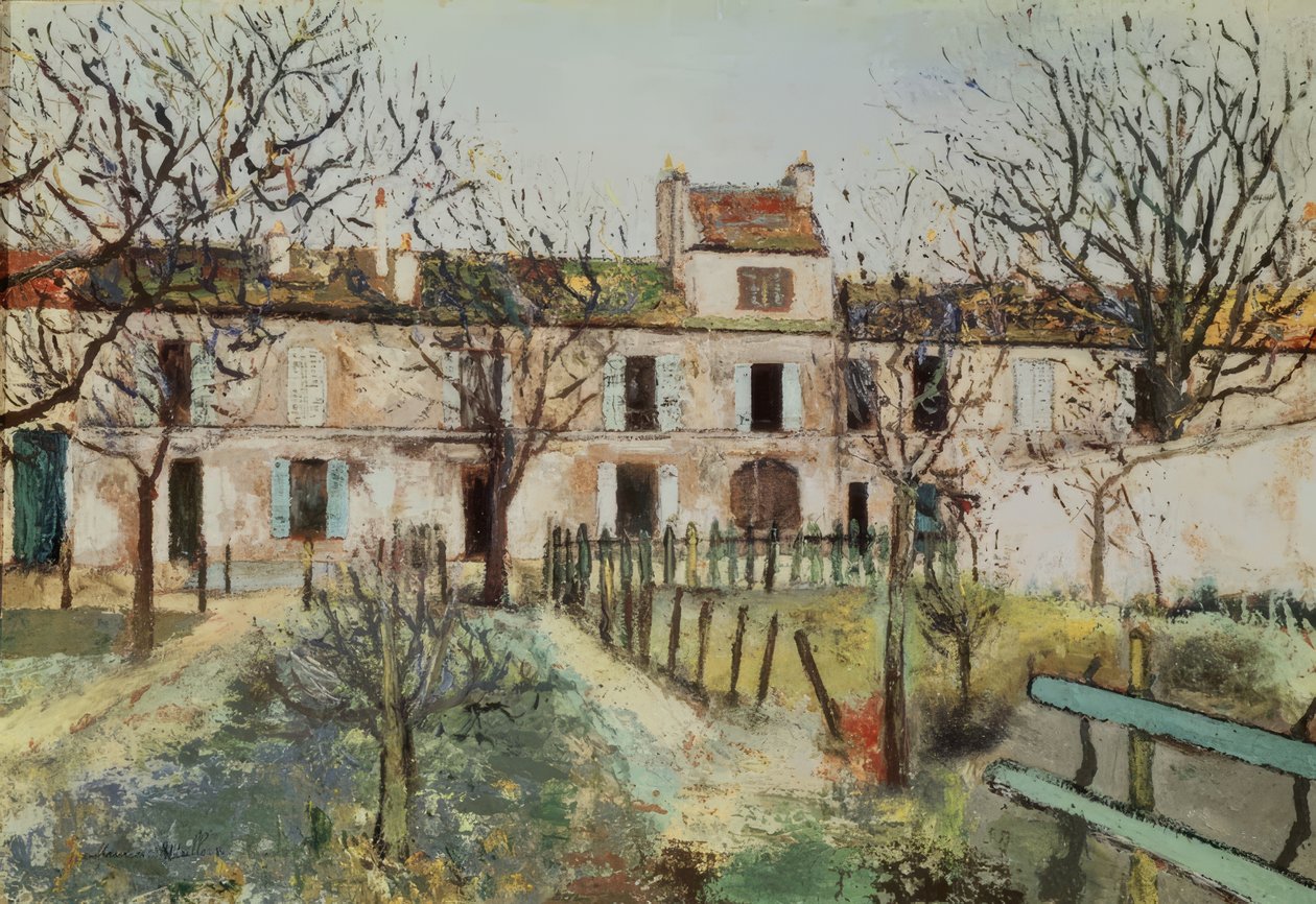 El jardín de Montmagny  de Maurice Utrillo