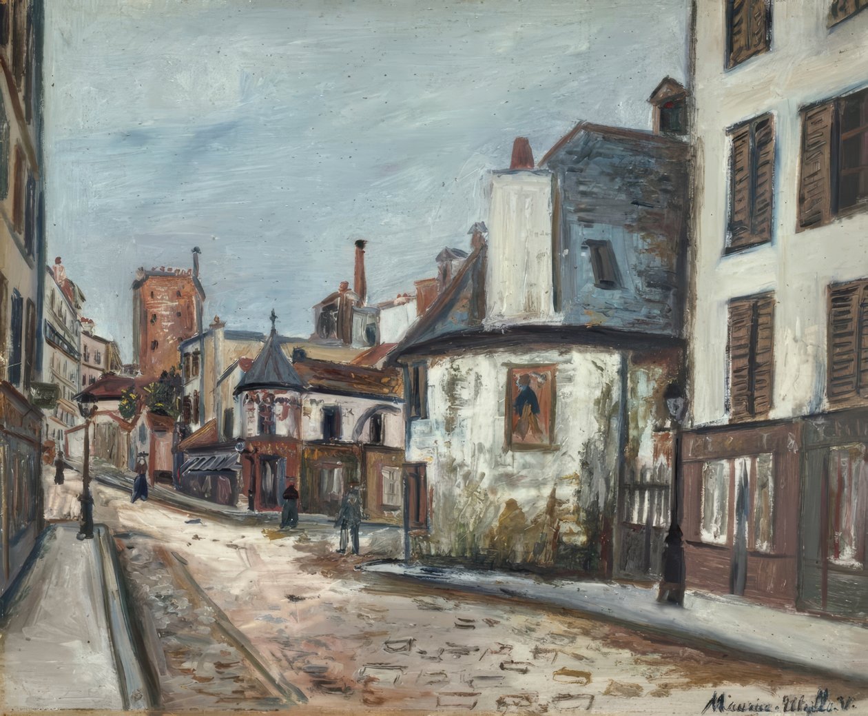 La taberna «La Belle Gabrielle» de Maurice Utrillo